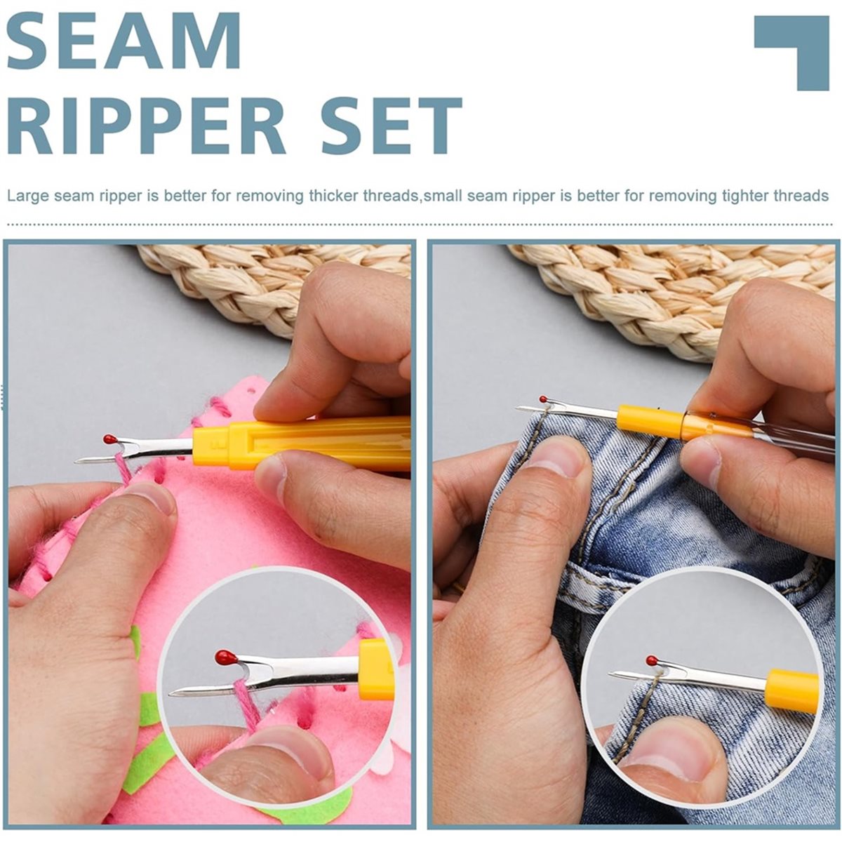 Seam Ripper Tool - Seam Rippers for Sewing, Remover Tool,