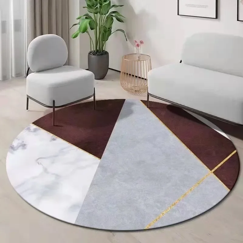 Century Textile & Sewing Supply Online Shopping - ~O~Geometric Round Rug with Modern Color