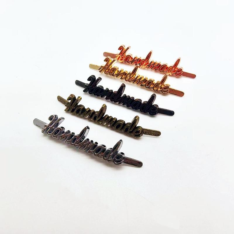 Handmade DIY Metal Letter Labe - Sewing Label ulasan dan harga