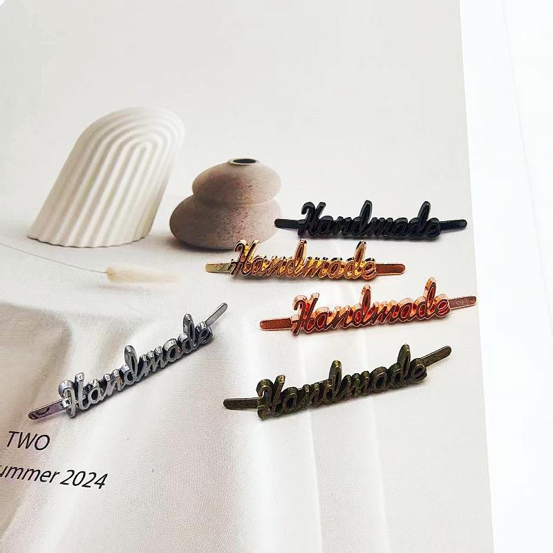 Handmade DIY Metal Letter Labe - Sewing Label ulasan dan harga