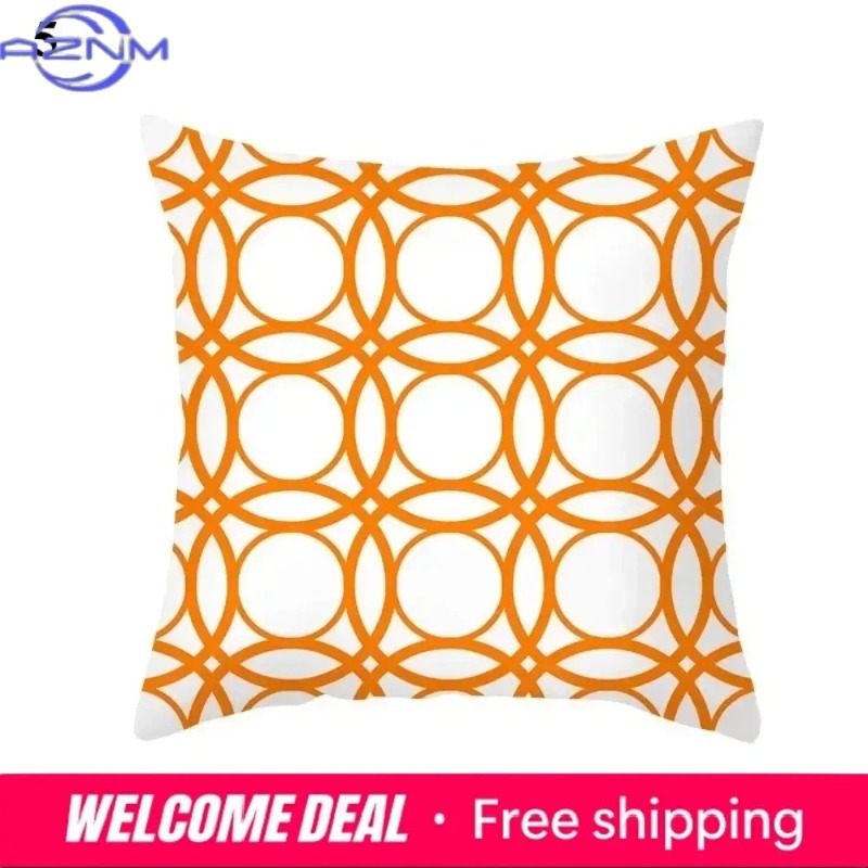 Boho Orange Abstract Cushion C - Century Textile & Sewing Supply Online Shopping ulasan dan harga