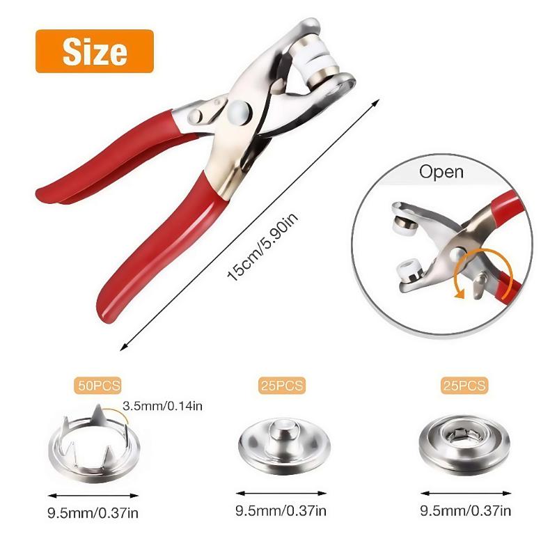 Applicator Pliers With 100: Me - Snap Button Plier ulasan dan harga