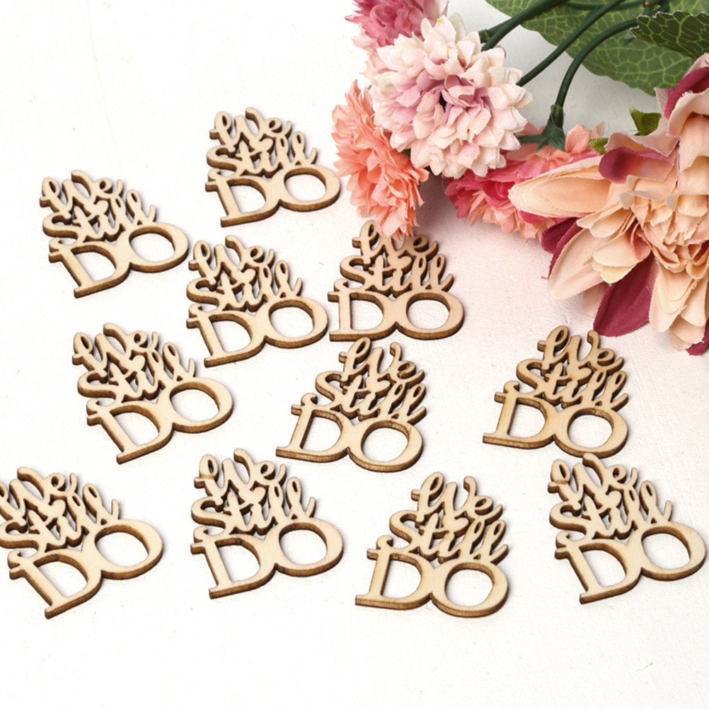 15pcs Wooden Decor Pieces Natu - Sewing Gathering ulasan dan harga