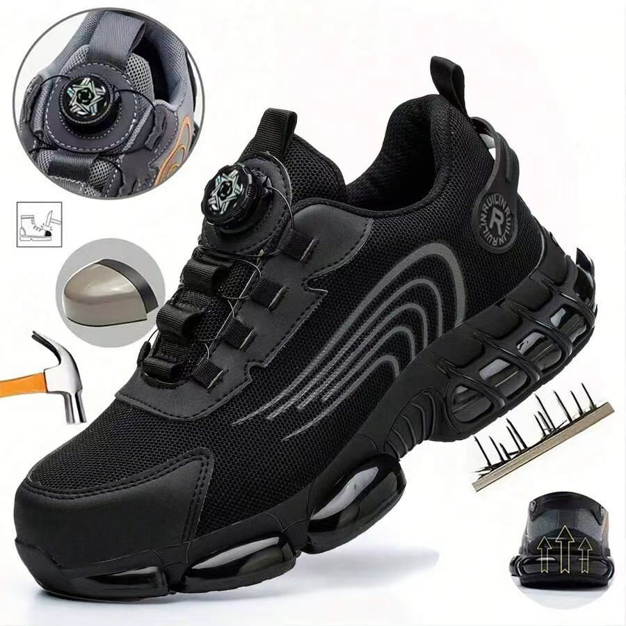 All Seasons Steel Toe Work Foo - Sewing Cotton ulasan dan harga