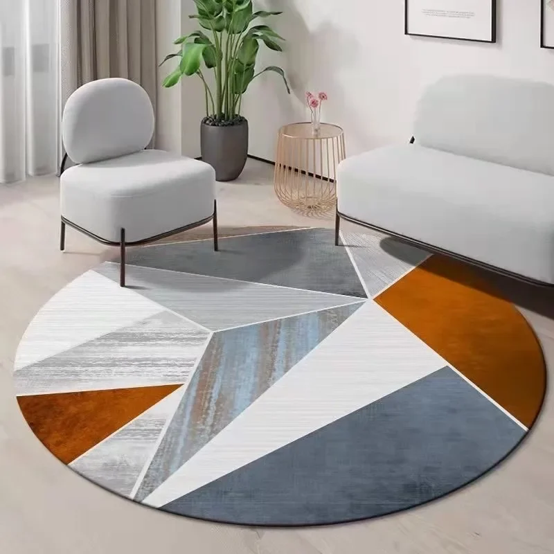 ~O~Geometric Round Rug with Mo - Century Textile & Sewing Supply Online Shopping ulasan dan harga
