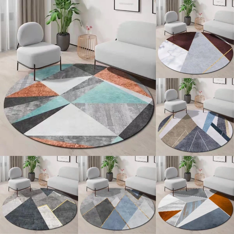 ~O~Geometric Round Rug with Mo - Century Textile & Sewing Supply Online Shopping ulasan dan harga