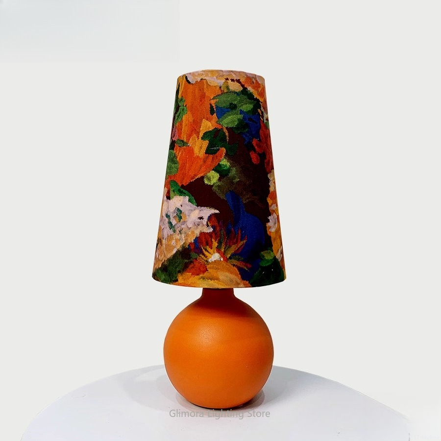 Orange Sphere Table Lamp: UK L - Century Textile & Sewing Supply Online Shopping ulasan dan harga