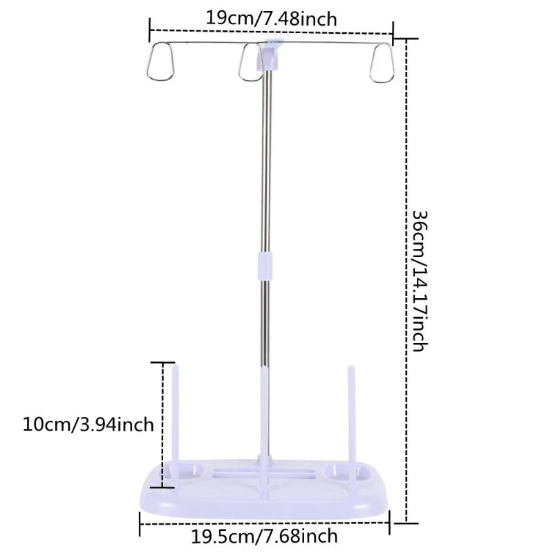 Portable Cone Thread Holder wi - Serger Thread Cone ulasan dan harga