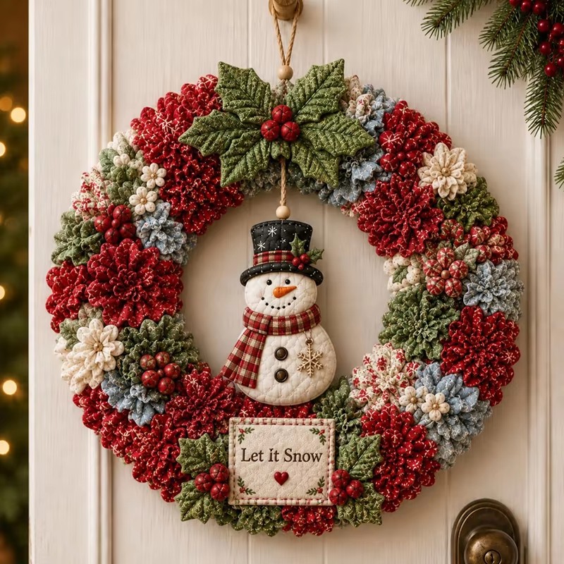 3D Christmas Fabric Poke Art K - Sewing Art ulasan dan harga