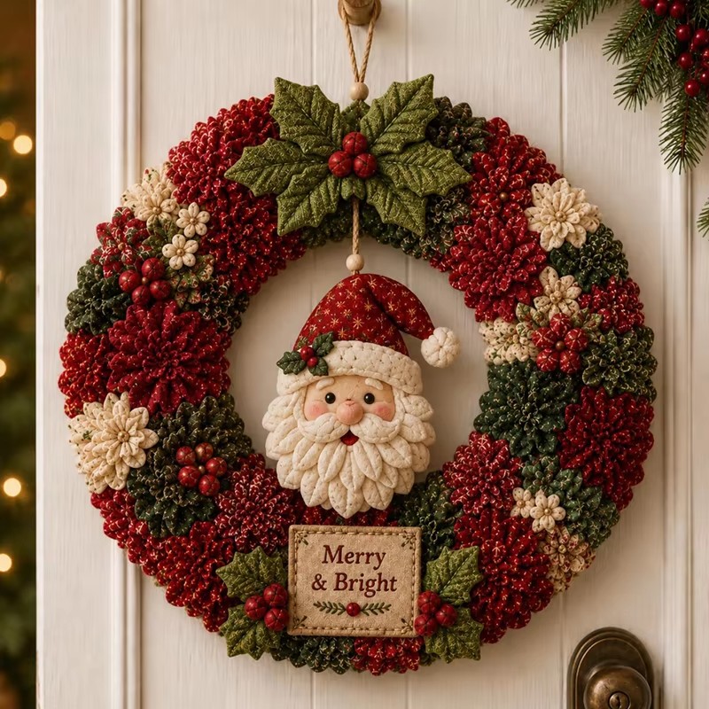 3D Christmas Fabric Poke Art K - Sewing Art ulasan dan harga