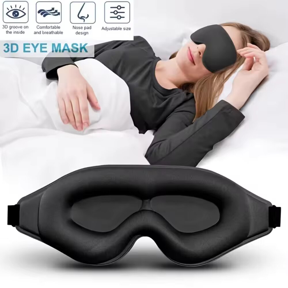 3D Eye Mask, Comfortable & Bre - Sewing Cotton ulasan dan harga