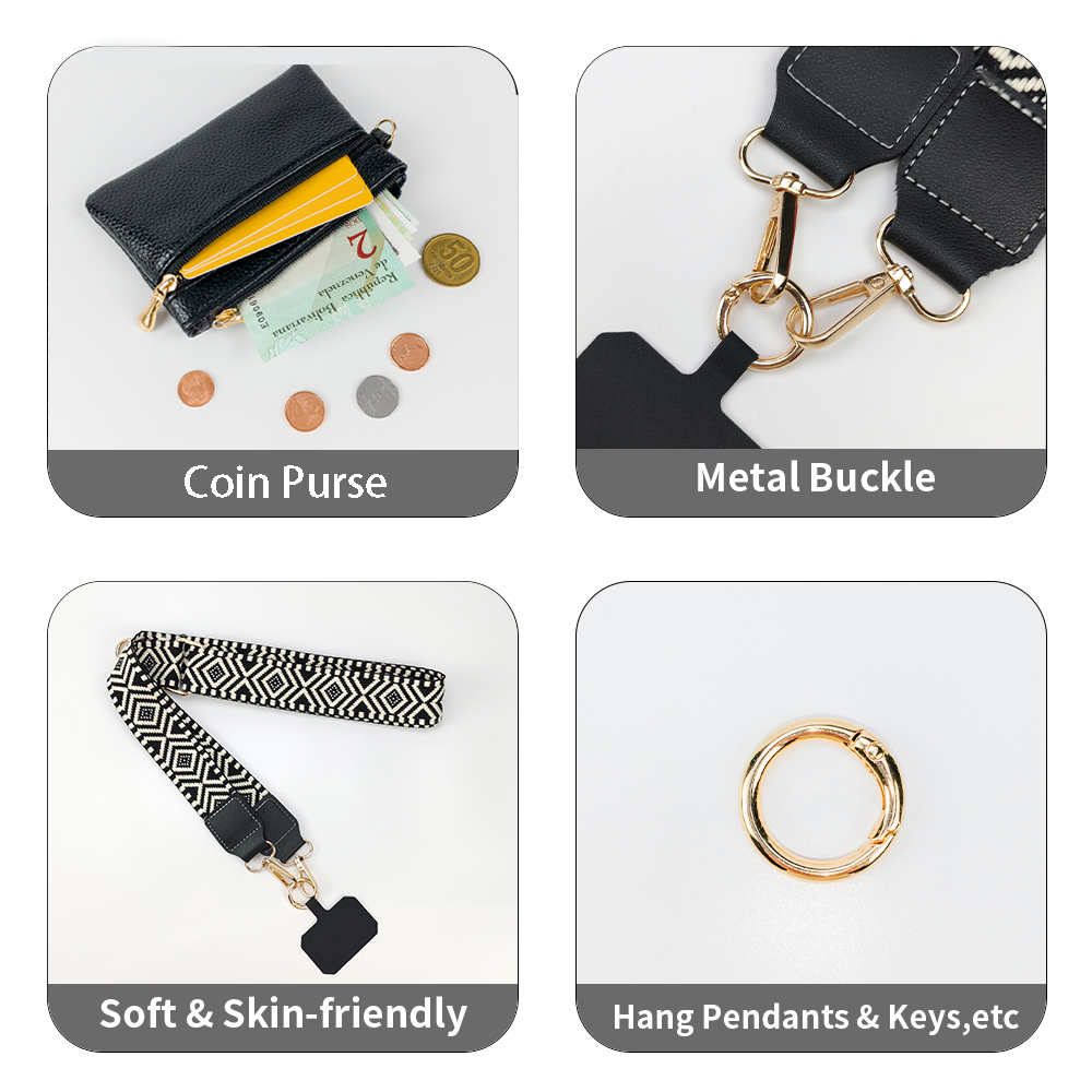 2 in 1 Phone Lanyard with Zipp - Sewing Zipper ulasan dan harga