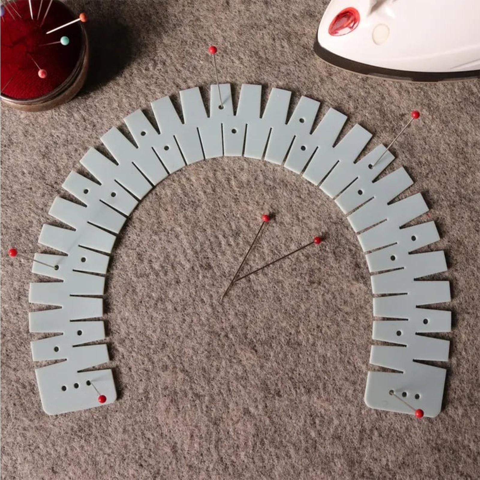 Silicone Hemming Ruler with ne - Sewing Hemming ulasan dan harga