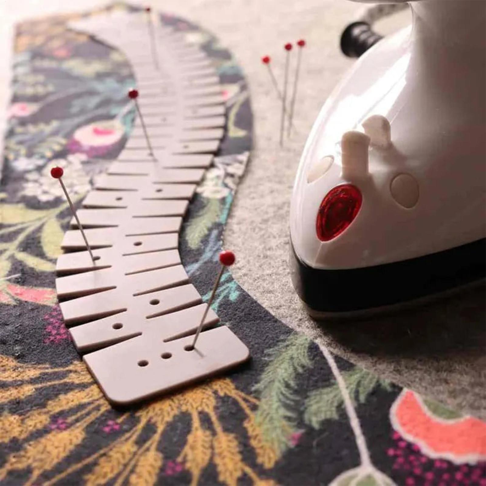 Silicone Hemming Ruler with ne - Sewing Hemming ulasan dan harga