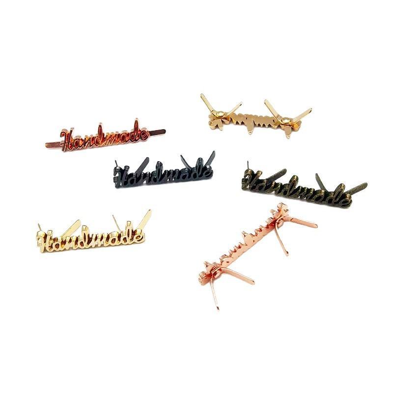 10Pcs Handmade Letter Metal La - Sewing Label ulasan dan harga
