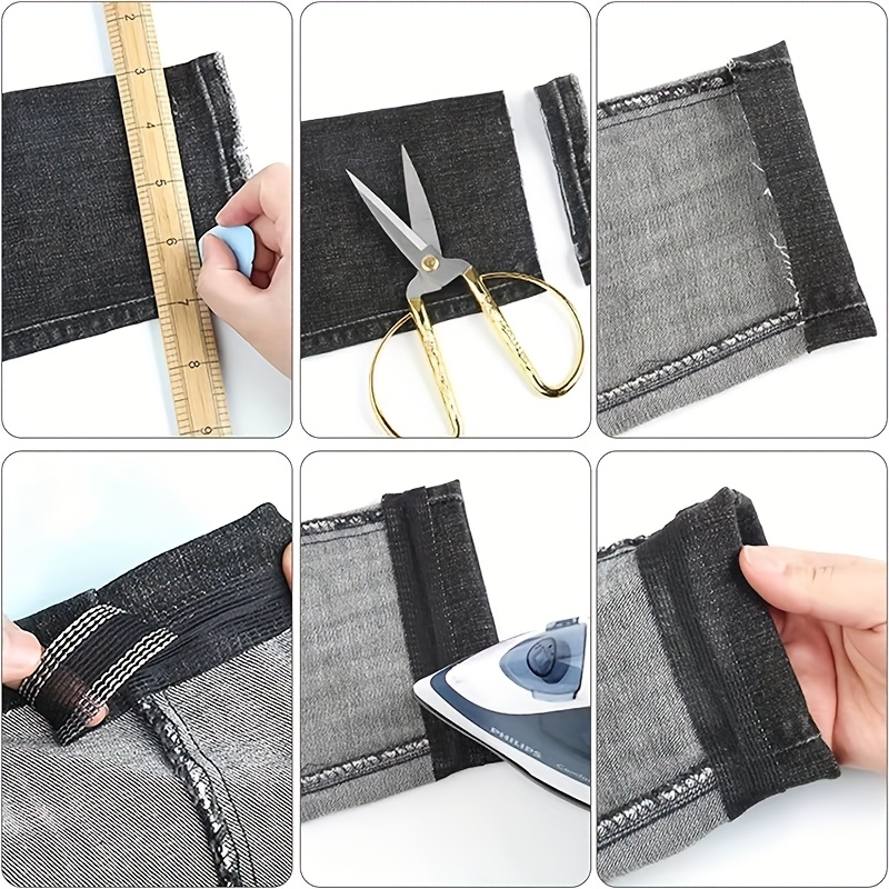 2pcs/pack 1m Self-Adhesive Pan - Sewing Hemming ulasan dan harga