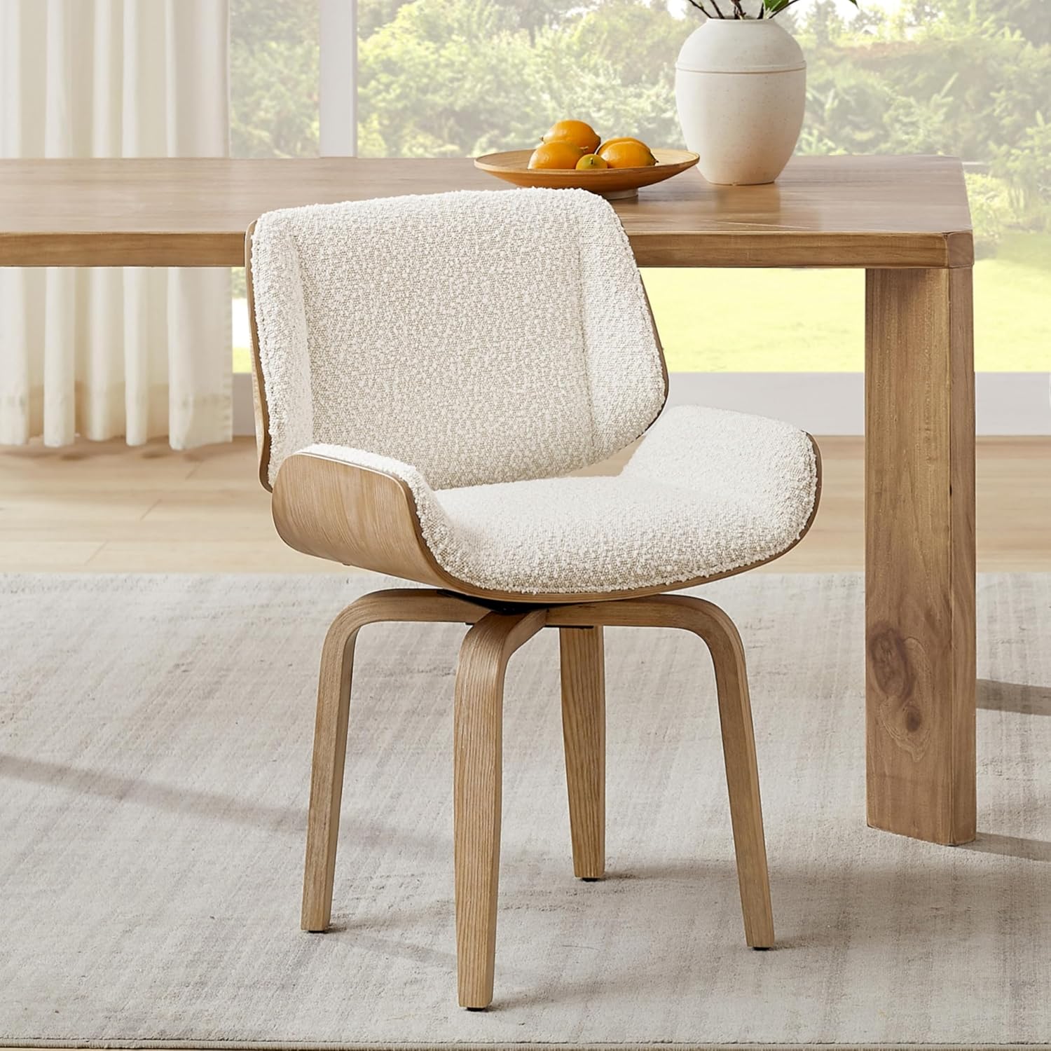 Swivel Dining Chair, Fabric Up - Century Textile & Sewing Supply Online Shopping ulasan dan harga