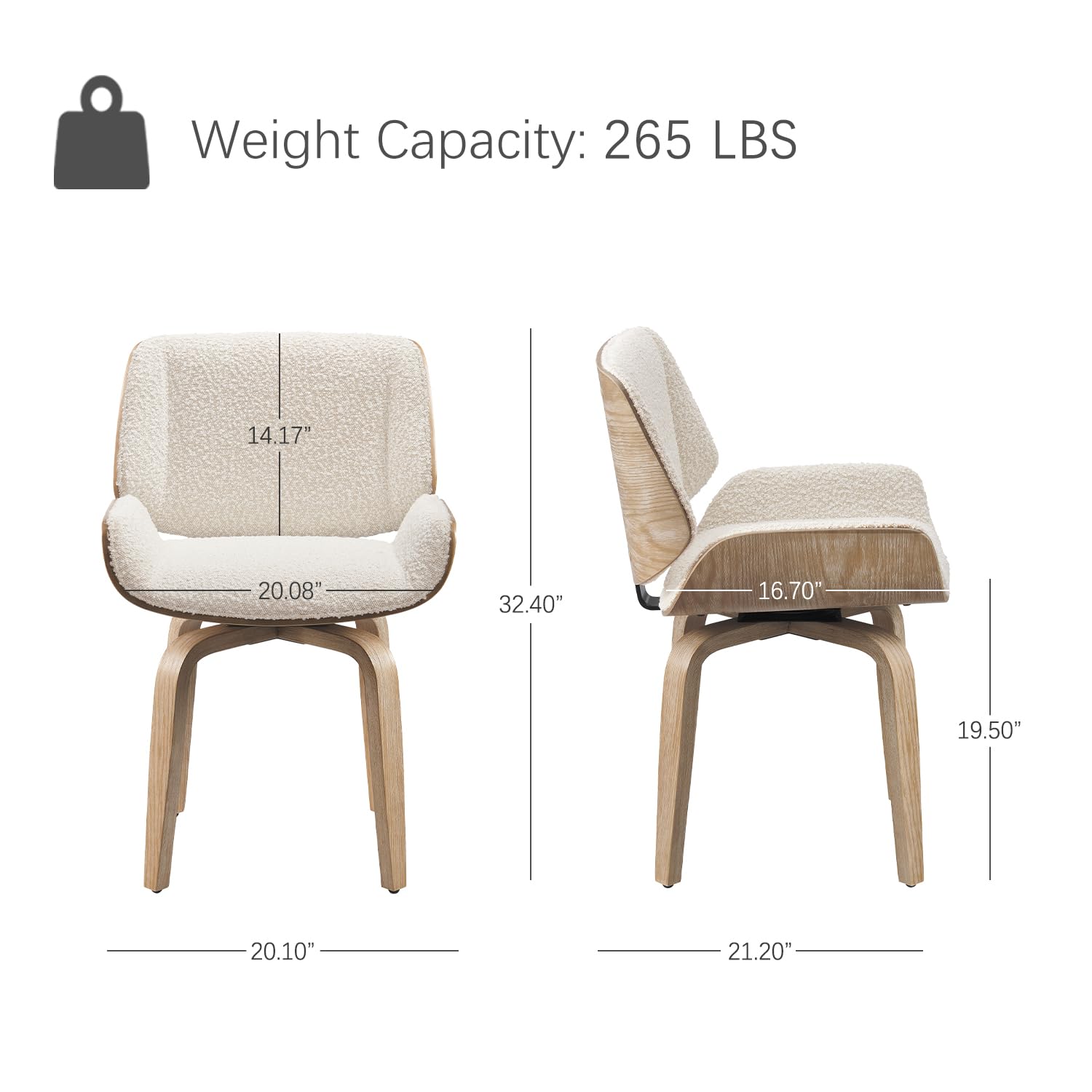 Swivel Dining Chair, Fabric Up - Century Textile & Sewing Supply Online Shopping ulasan dan harga