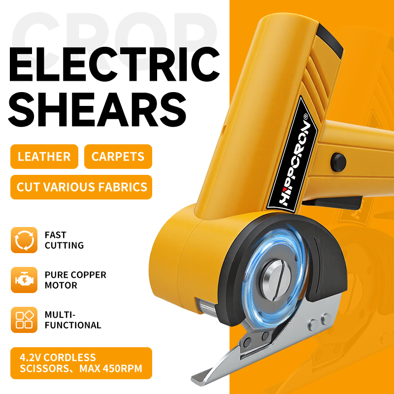 Hippcron 4.2v Cordless Electri - Rotary Cutter Fabric ulasan dan harga