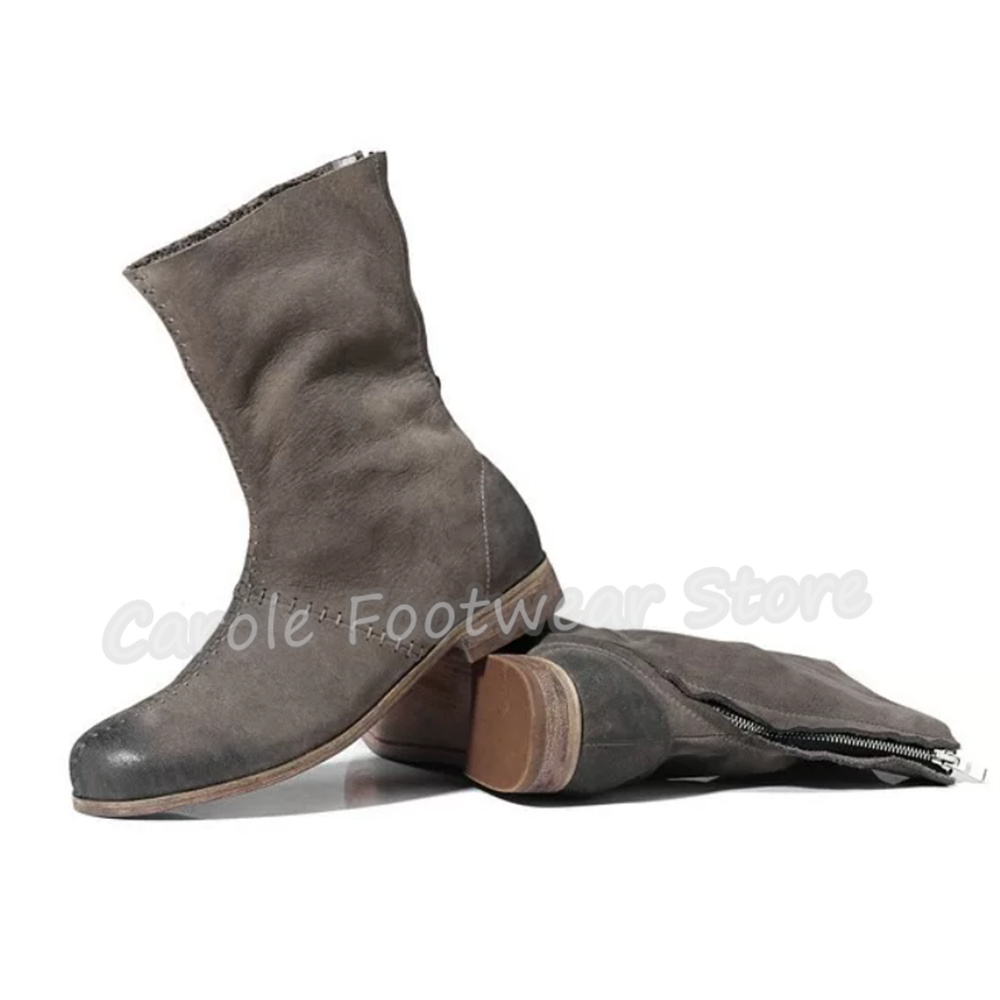 British Style Genuine Leather  - Sewing Zipper ulasan dan harga