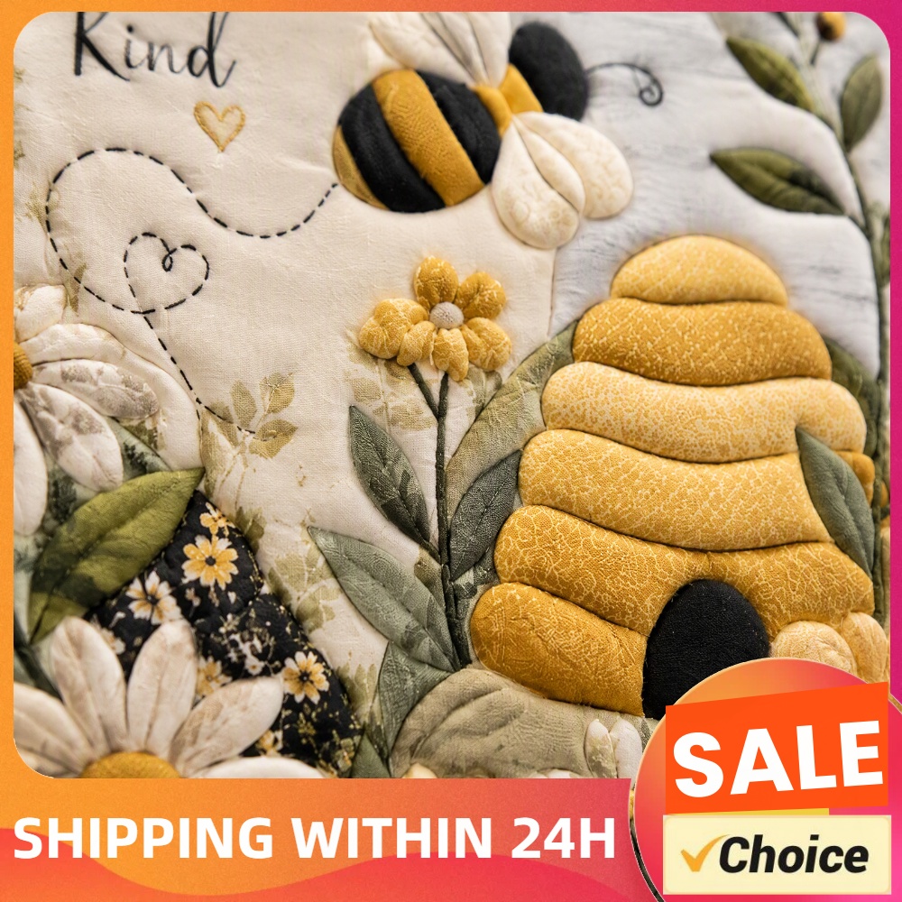 Bee Themed DIY Fabric Art Kit  - Sewing Art ulasan dan harga