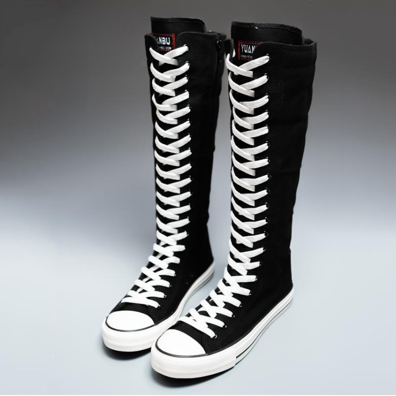 2026 Boots Women Sneakers Canv - Sewing Zipper ulasan dan harga