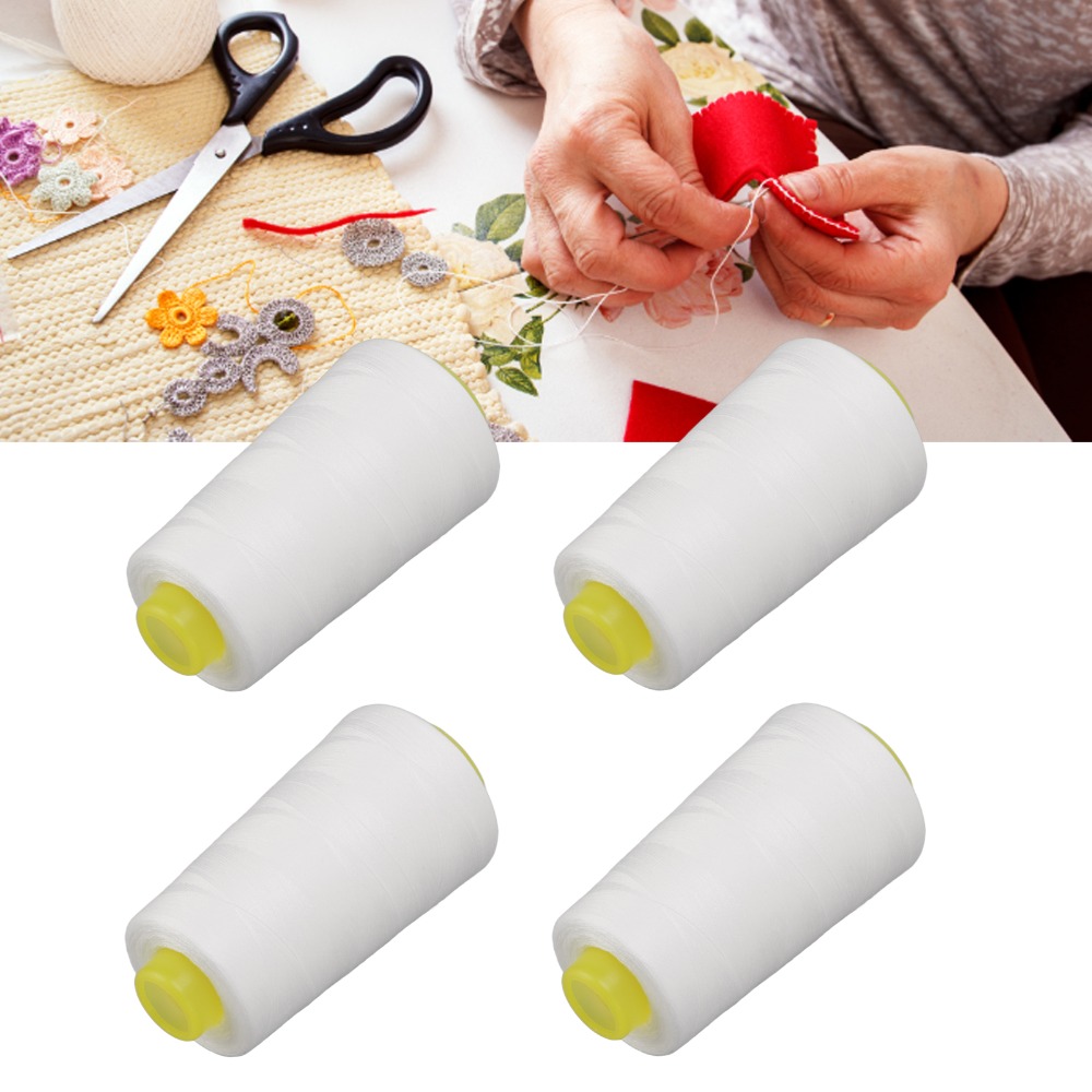 4Pcs 3000 Yards Each Serger Th - Serger Thread Cone ulasan dan harga