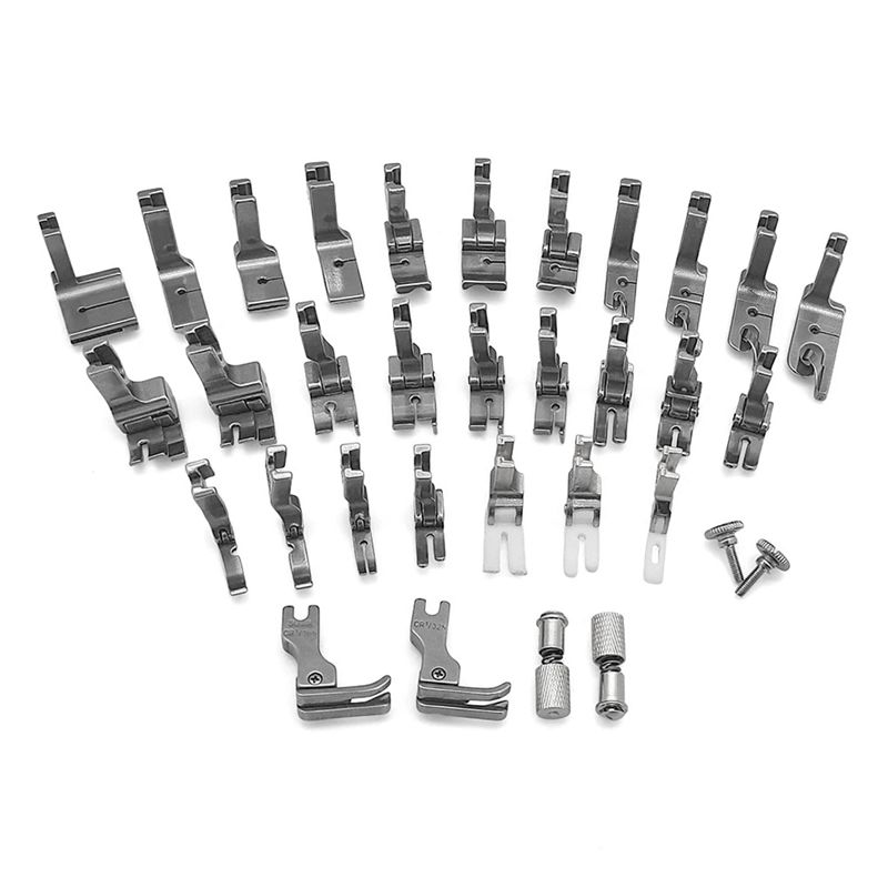 A84E-31 PCS Presser Foot Set 2 - Textile Sewing Machines ulasan dan harga