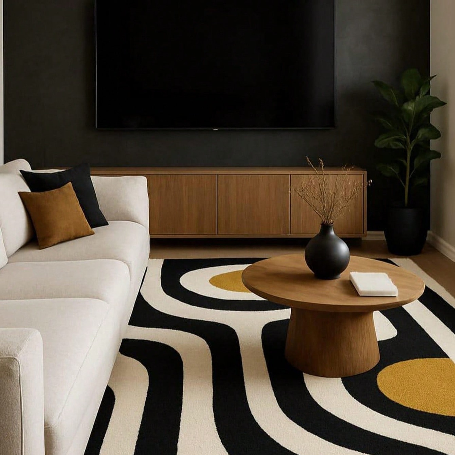 Tufted Wool Rug, Geometric Pat - Century Textile & Sewing Supply Online Shopping ulasan dan harga
